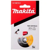 Tarcze do pił - Makita Tarcza do cięcia stali 76x1x10 mm D-74815-5 5szt. - miniaturka - grafika 1