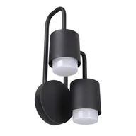 Lampy ogrodowe - Italux Kinkiet Sorano C49-2/BK-9 - miniaturka - grafika 1