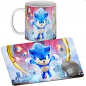 Podkładki pod mysz - Zestaw Kubek + Podkładka - Sonic - Prezent Wiele Wzorów + Imię - miniaturka - grafika 1