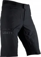Spodenki rowerowe - Lekkie Spodenki Rowerowe z Kieszeniami Leatt Mtb Trail 1.0 black rozmiar S - miniaturka - grafika 1