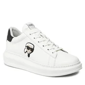 Sneakersy męskie - Sneakersy KARL LAGERFELD KL52530N Biały - miniaturka - grafika 1