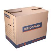 Pudła i kartony archiwizacyjne - Karton przeprowadzkowy BRICOMAN 120L 60x40x50 cm - miniaturka - grafika 1
