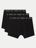 Majtki męskie - Reebok Komplet bielizny BOYES - AW24 (3-pack) Czarny - miniaturka - grafika 1
