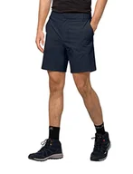 Spodenki damskie - Jack Wolfskin Męskie Szorty Pack & Go M Swobodne, Niebieski (Night Blue), L - miniaturka - grafika 1