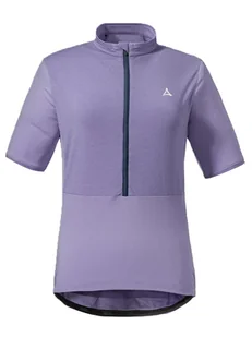 Schöffel Koszulka kolarska "Montalcino" w kolorze lawendowym - Koszulki sportowe damskie - miniaturka - grafika 1