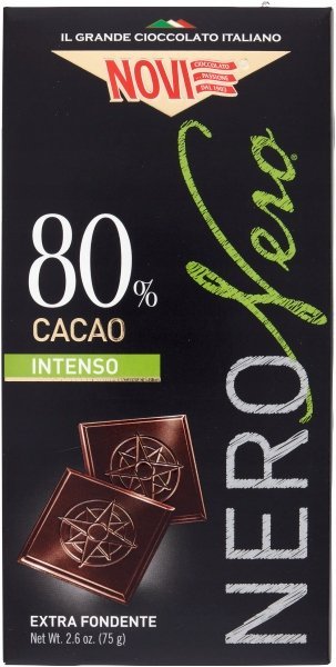 Czekolada gorzka 80% 75g - Novi premium włoska