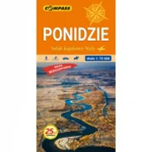 Nauki przyrodnicze - Compass sp z o.o. Ponidzie Szlak kajakowy Nidy Mapa wodoodporna laminowana 1:75 000 - miniaturka - grafika 1