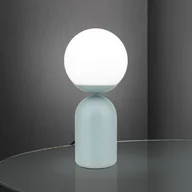 Lampy stojące - ORION Lampa stołowa Stanley, jasnozielona, wysokość 32 cm, ceramika/szkło - miniaturka - grafika 1
