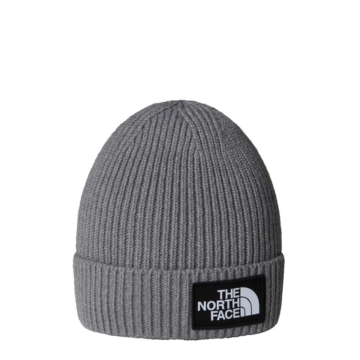 Czapka zimowa dziecięca The North Face LOGO BOX CUFFED szara NF0A8CGUDYY