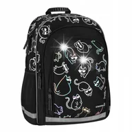 Plecaki szkolne i tornistry - PLECAK SZKOLNY MŁODZIEŻOWY DLA DZIEWCZYNKI KOTKI HOLO CZARNY - miniaturka - grafika 1