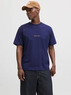 Koszulki męskie - Jack & Jones Koszulka w kolorze granatowym - miniaturka - grafika 1