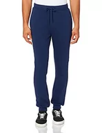 Spodenki męskie - Urban Classics Męskie spodnie do biegania z bawełny organicznej Organic Basic, spodnie sportowe dla mężczyzn w wielu kolorach, rozmiary S-5XL, ciemnoniebieski, XXL - miniaturka - grafika 1
