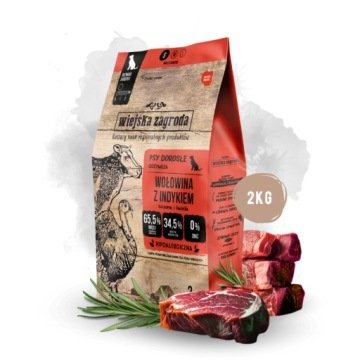 Wiejska Zagroda Wołowina Z Indykiem S - 2Kg