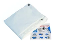 Parasole ogrodowe - Karpa Tools – żagiel przeciwsłoneczny biały 6 x 10 m - miniaturka - grafika 1