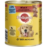 Mokra karma dla psów - Pedigree Classic 12 x 800 g Wołowina, jagnięcina i kurczak - miniaturka - grafika 1
