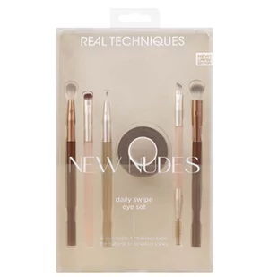 Real Techniques Zestaw Daily Swipe Eye Set - Pędzle do makijażu - miniaturka - grafika 1