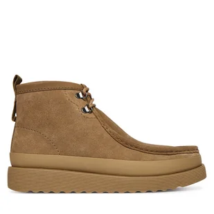 Kozaki Clarks WallabeeFTR2Hi 26183462 Brązowy - Botki męskie - miniaturka - grafika 1