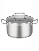 Garnki - ROESLE - Garnek wysoki z pokrywą 24cm EXPERTISO - miniaturka - grafika 1