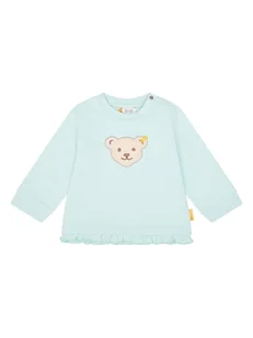 Steiff Bluza w kolorze błękitnym - Bluzy i sweterki niemowlęce - miniaturka - grafika 1