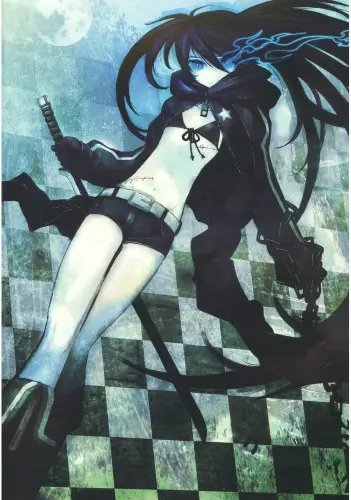 Plakat Black Rock Shooter brs_001 A3 (custom)