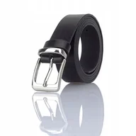 Paski - GRACIO damski pasek SKORA naturalna SREBRNA KLAMRA - miniaturka - grafika 1