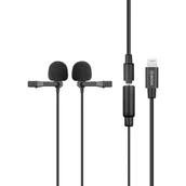 Akcesoria fotograficzne - Boya Mikrofon pojemnościowy z klipsem BY-M2D BY-M2D - miniaturka - grafika 1