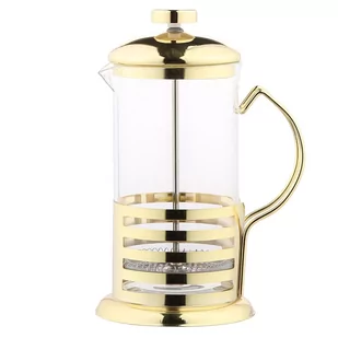 Zaparzacz w stalowym złotym koszyczku, 600ml - Zaparzacze i kawiarki - miniaturka - grafika 1