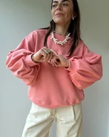 Bluzy damskie - Bluza Enjoyable coral - miniaturka - grafika 1