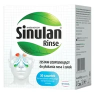 Przeziębienie i grypa - STADA PHARM SPÓŁKA Z OGRANICZONĄ ODPOWIEDZIALNOŚCI Sinulan Rinse zestaw uzupełniający do płukania nosa i zatok 30 saszetek 9102594 - miniaturka - grafika 1