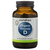 Witaminy i minerały dla sportowców - Viridian Organic Vitamin D 60 szt. - miniaturka - grafika 1