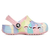 Buty dla dziewczynek - Klapki basenowe Crocs BAYA SEASONAL PRINTED CG K 209728-606 - miniaturka - grafika 1