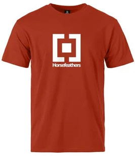 t-shirt HORSEFEATHERS BASE T-SHIRT Orange Rust - Koszulki męskie - miniaturka - grafika 1