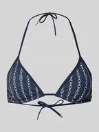 Stroje kąpielowe - Top bikini z wiązaniem na szyi - miniaturka - grafika 1