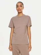 Koszulki i topy damskie - Calvin Klein T-Shirt Nano Logo K20K207519 Beżowy Regular Fit - miniaturka - grafika 1
