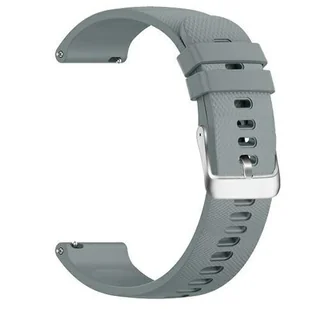 Beline pasek Watch 20mm Grid Texture Silicone jasnoszary /light grey box - Akcesoria do smartwatchy - miniaturka - grafika 2
