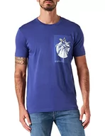 Koszulki męskie - ESPRIT T-shirt męski, 500/ciemnofioletowy, XL - miniaturka - grafika 1