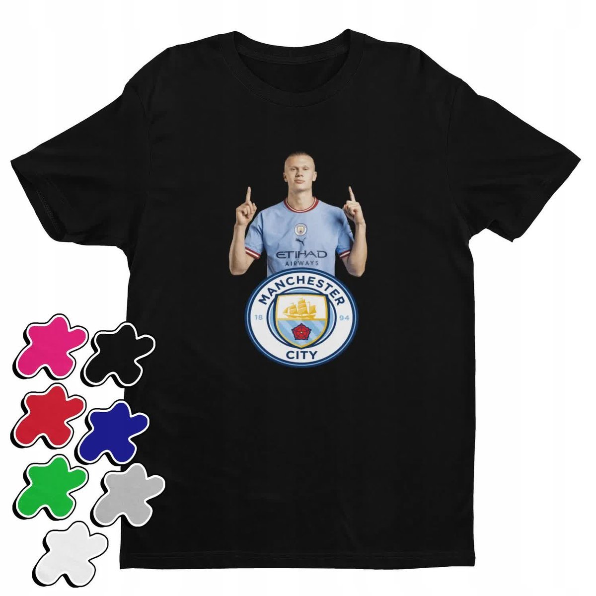 Koszulka Dziecięca Z Nadrukiem Erling Haaland Manchester City -M 134-146