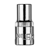 Narzędzia warsztatowe - Topex Grupa sp. z o.o. S.K. Nasadka sześciokątna 1/4cala 6 mm 08-446 - miniaturka - grafika 1