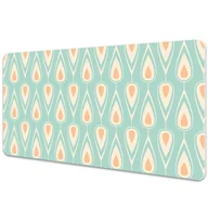 Podkładki na biurko - Podkładka mata ochrona biurka Retro tapeta 90x45cm - miniaturka - grafika 1