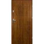 Drzwi zewnętrzne - Drzwi zewnętrzne TYTAN pełne złoty dąb 90 prawe RADEX - miniaturka - grafika 1