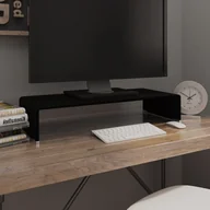 Akcesoria do monitorów - vidaXL Podstawka pod monitor telewizor szklana 70x30x13 cm 244136 - miniaturka - grafika 1