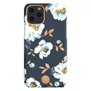 Kingxbar Blossom etui ozdobione oryginalnymi Kryształami Swarovskiego iPhone 11 Pro wielokolorowy (Gardenia) - Etui i futerały do telefonów - miniaturka - grafika 1