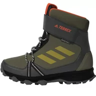 Buty trekkingowe damskie - Buty adidas Terrex Snow CF R.RDY Jr (kolor Zielony, rozmiar 39 1/3) - miniaturka - grafika 1