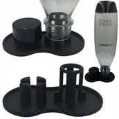 Akcesoria i części AGD - Ociekacz Na Jedną 1 Butelkę Saturatora SODASTREAM Stojak Uchwyt Czarny - miniaturka - grafika 1