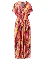 Sukienki - ApartFashion Sukienka damska, Czerwony, wielokolorowy, 40 - miniaturka - grafika 1