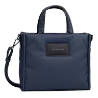 Torebki damskie - TOM TAILOR Patti damska torba na ramię Shopper z zamkiem błyskawicznym, mała, niebieska, niebieski, moda - miniaturka - grafika 1