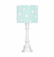 Lampy stojące - Lampa stojąca dla dzieci miętowa/turkusowa w gwiazdki - miniaturka - grafika 1