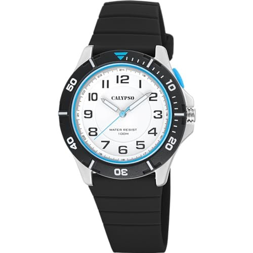 Calypso Watch K5857/1, biały, pasek, Biały, pasek