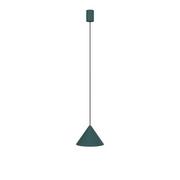 Lampy sufitowe - Nowodvorski Loftowa lampa aluminiowa wisząca GU10 35W ZENITH S GU10 wys. 130cm zielony 7998 - miniaturka - grafika 1