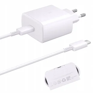 SZYBKA ŁADOWARKA SIECIOWA SAMSUNG SUPER FAST CHARGER 45W + KABEL 1M USB-C - Ładowarki do telefonów - miniaturka - grafika 1